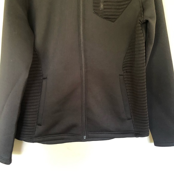 Spyder Men’s Full Zipper Sportswear Jacket Nvisium Size Large Black - Picture 3 of 8